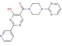 2-pyridin-3-yl-5-[(4-pyrimidin-2-ylpiperazin-1-yl)carbonyl]pyrimidin-4-ol