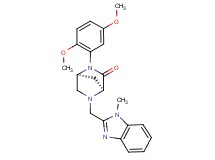 (1S*,4S*)-2-(2,5-dimethoxyphenyl)-5-[(1-methyl-1H-benzimidazol-2-yl)methyl]-2,5-diazabicyclo[2.2.1]heptan-3-one