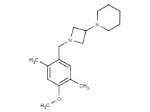 1-[1-(4-methoxy-2,5-dimethylbenzyl)azetidin-3-yl]piperidine