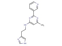 N-[2-(1H-imidazol-4-yl)ethyl]-6-methyl-2-pyridin-3-ylpyrimidin-4-amine