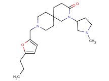 2-(1-methylpyrrolidin-3-yl)-9-[(5-propyl-2-furyl)methyl]-2,9-diazaspiro[5.5]undecan-3-one