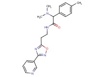 2-(dimethylamino)-2-(4-methylphenyl)-N-{2-[3-(3-pyridinyl)-1,2,4-oxadiazol-5-yl]ethyl}acetamide