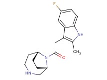 rel-(1S,6R)-9-[(5-fluoro-2-methyl-1H-indol-3-yl)acetyl]-3,9-diazabicyclo[4.2.1]nonane hydrochloride