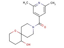 9-(2,6-dimethylisonicotinoyl)-1-oxa-9-azaspiro[5.5]undecan-5-ol