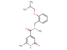 N-(2-isobutoxybenzyl)-N,6-dimethyl-2-oxo-1,2-dihydropyridine-4-carboxamide