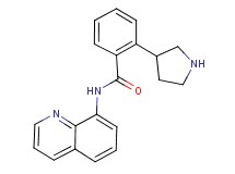 2-(3-pyrrolidinyl)-N-8-quinolinylbenzamide