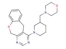 4-[3-(morpholin-4-ylmethyl)piperidin-1-yl]-5,11-dihydro[1]benzoxepino[3,4-d]pyrimidine