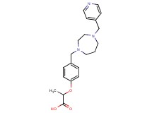 2-(4-{[4-(pyridin-4-ylmethyl)-1,4-diazepan-1-yl]methyl}phenoxy)propanoic acid