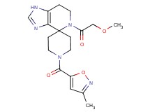 5-(methoxyacetyl)-1'-[(3-methylisoxazol-5-yl)carbonyl]-1,5,6,7-tetrahydrospiro[imidazo[4,5-c]pyridine-4,4'-piperidine]