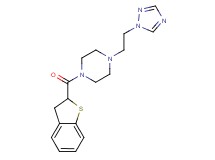 1-(2,3-dihydro-1-benzothien-2-ylcarbonyl)-4-[2-(1H-1,2,4-triazol-1-yl)ethyl]piperazine