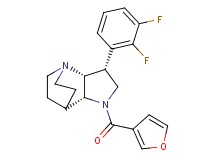 (3R*,3aR*,7aR*)-3-(2,3-difluorophenyl)-1-(3-furoyl)octahydro-4,7-ethanopyrrolo[3,2-b]pyridine
