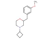 4-cyclobutyl-2-(3-methoxybenzyl)morpholine