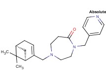 1-{[(1R,5S)-6,6-dimethylbicyclo[3.1.1]hept-2-en-2-yl]methyl}-4-(4-pyridinylmethyl)-1,4-diazepan-5-one