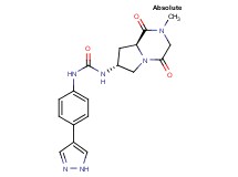 N-[(7R,8aS)-2-methyl-1,4-dioxooctahydropyrrolo[1,2-a]pyrazin-7-yl]-N'-[4-(1H-pyrazol-4-yl)phenyl]urea