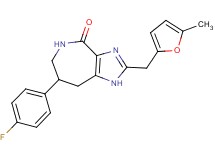 7-(4-fluorophenyl)-2-[(5-methyl-2-furyl)methyl]-5,6,7,8-tetrahydroimidazo[4,5-c]azepin-4(1H)-one