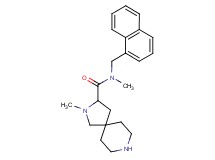 N,2-dimethyl-N-(1-naphthylmethyl)-2,8-diazaspiro[4.5]decane-3-carboxamide dihydrochloride