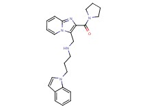 3-(1H-indol-1-yl)-N-{[2-(1-pyrrolidinylcarbonyl)imidazo[1,2-a]pyridin-3-yl]methyl}-1-propanamine
