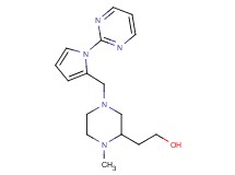 2-(1-methyl-4-{[1-(2-pyrimidinyl)-1H-pyrrol-2-yl]methyl}-2-piperazinyl)ethanol