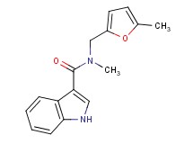 N-methyl-N-[(5-methyl-2-furyl)methyl]-1H-indole-3-carboxamide