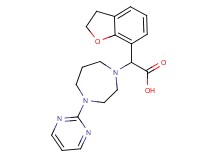 2,3-dihydro-1-benzofuran-7-yl(4-pyrimidin-2-yl-1,4-diazepan-1-yl)acetic acid