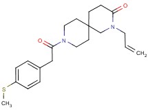 2-allyl-9-{[4-(methylthio)phenyl]acetyl}-2,9-diazaspiro[5.5]undecan-3-one