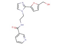 N-(2-{2-[5-(hydroxymethyl)-2-furyl]-1H-imidazol-1-yl}ethyl)nicotinamide