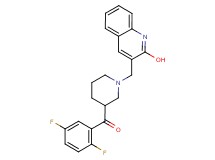 (2,5-difluorophenyl){1-[(2-hydroxy-3-quinolinyl)methyl]-3-piperidinyl}methanone