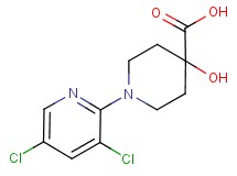 1-(3,5-dichloropyridin-2-yl)-4-hydroxypiperidine-4-carboxylic acid