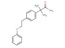2-methyl-2-[4-(2-phenoxyethyl)phenyl]propanamide