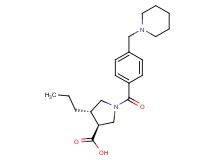 (3S*,4S*)-1-[4-(piperidin-1-ylmethyl)benzoyl]-4-propylpyrrolidine-3-carboxylic acid