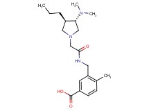 3-[({[(3S*,4R*)-3-(dimethylamino)-4-propyl-1-pyrrolidinyl]acetyl}amino)methyl]-4-methylbenzoic acid