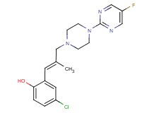 4-chloro-2-{(1E)-3-[4-(5-fluoropyrimidin-2-yl)piperazin-1-yl]-2-methylprop-1-en-1-yl}phenol