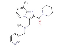 N-methyl-1-[8-methyl-2-(piperidin-1-ylcarbonyl)imidazo[1,2-a]pyridin-3-yl]-N-(pyridin-3-ylmethyl)methanamine