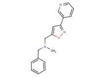 N-methyl-1-phenyl-N-[(3-pyridin-3-ylisoxazol-5-yl)methyl]methanamine