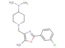 1-{[2-(3-chlorophenyl)-5-methyl-1,3-oxazol-4-yl]methyl}-N,N-dimethylpiperidin-4-amine
