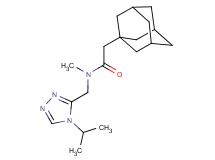 2-(1-adamantyl)-N-[(4-isopropyl-4H-1,2,4-triazol-3-yl)methyl]-N-methylacetamide