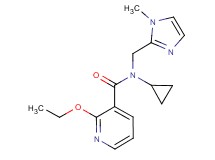 N-cyclopropyl-2-ethoxy-N-[(1-methyl-1H-imidazol-2-yl)methyl]nicotinamide