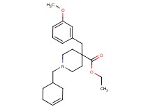 ethyl 1-(3-cyclohexen-1-ylmethyl)-4-(3-methoxybenzyl)-4-piperidinecarboxylate