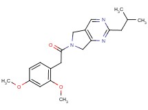 6-[(2,4-dimethoxyphenyl)acetyl]-2-isobutyl-6,7-dihydro-5H-pyrrolo[3,4-d]pyrimidine