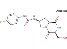 N-(4-fluorophenyl)-N'-[(3S,7S,8aS)-3-(hydroxymethyl)-1,4-dioxooctahydropyrrolo[1,2-a]pyrazin-7-yl]urea