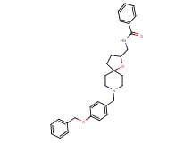 N-({8-[4-(benzyloxy)benzyl]-1-oxa-8-azaspiro[4.5]dec-2-yl}methyl)benzamide