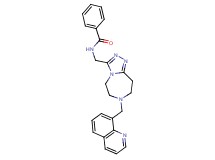 N-{[7-(8-quinolinylmethyl)-6,7,8,9-tetrahydro-5H-[1,2,4]triazolo[4,3-d][1,4]diazepin-3-yl]methyl}benzamide