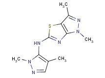 N-(1,4-dimethyl-1H-pyrazol-5-yl)-1,3-dimethyl-1H-pyrazolo[3,4-d][1,3]thiazol-5-amine