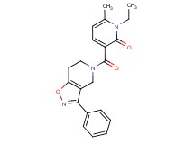 1-ethyl-6-methyl-3-[(3-phenyl-6,7-dihydroisoxazolo[4,5-c]pyridin-5(4H)-yl)carbonyl]pyridin-2(1H)-one