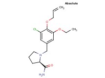 (2R)-1-[4-(allyloxy)-3-chloro-5-ethoxybenzyl]pyrrolidine-2-carboxamide