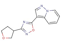 3-[3-(tetrahydrofuran-3-yl)-1,2,4-oxadiazol-5-yl]pyrazolo[1,5-a]pyridine