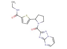 N-ethyl-5-[1-([1,2,4]triazolo[1,5-a]pyrimidin-2-ylcarbonyl)-2-pyrrolidinyl]-2-thiophenecarboxamide