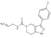 N-allyl-3-(4-chlorophenyl)-1,4,6,7-tetrahydro-5H-pyrazolo[4,3-c]pyridine-5-carboxamide