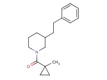 1-[(1-methylcyclopropyl)carbonyl]-3-(2-phenylethyl)piperidine