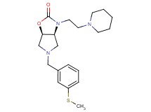 (3aS*,6aR*)-5-[3-(methylthio)benzyl]-3-[2-(1-piperidinyl)ethyl]hexahydro-2H-pyrrolo[3,4-d][1,3]oxazol-2-one